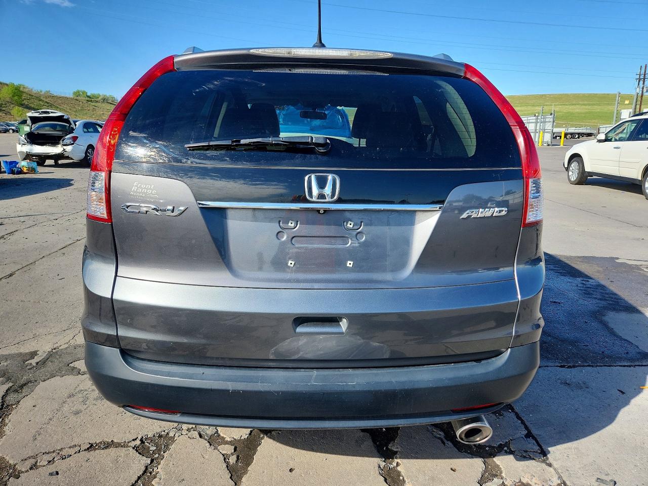 2013 Honda Cr-v Exl Gray vin: 2HKRM4H74DH688209