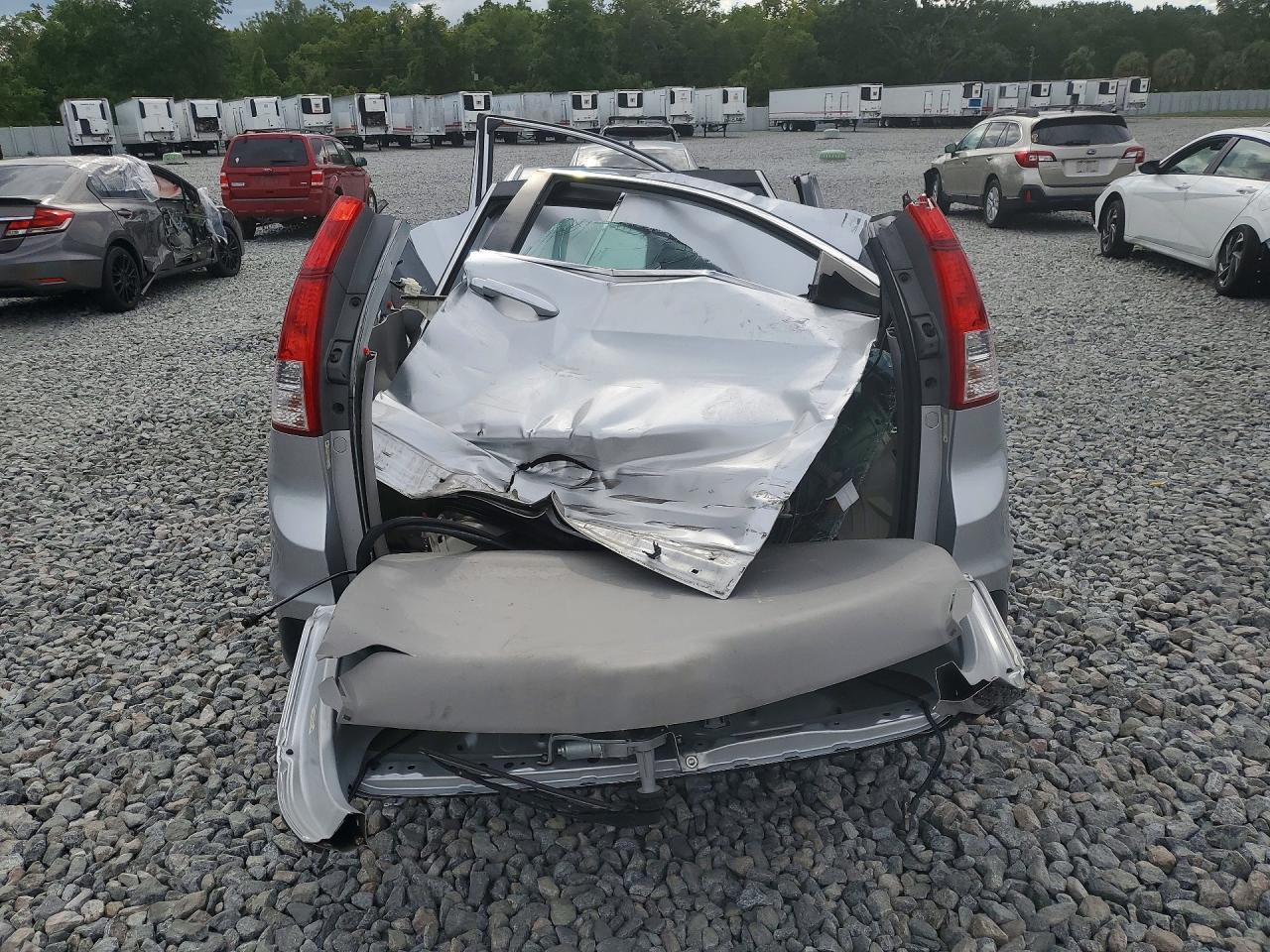2013 Honda Cr-v Exl Silver vin: 2HKRM4H74DH693071