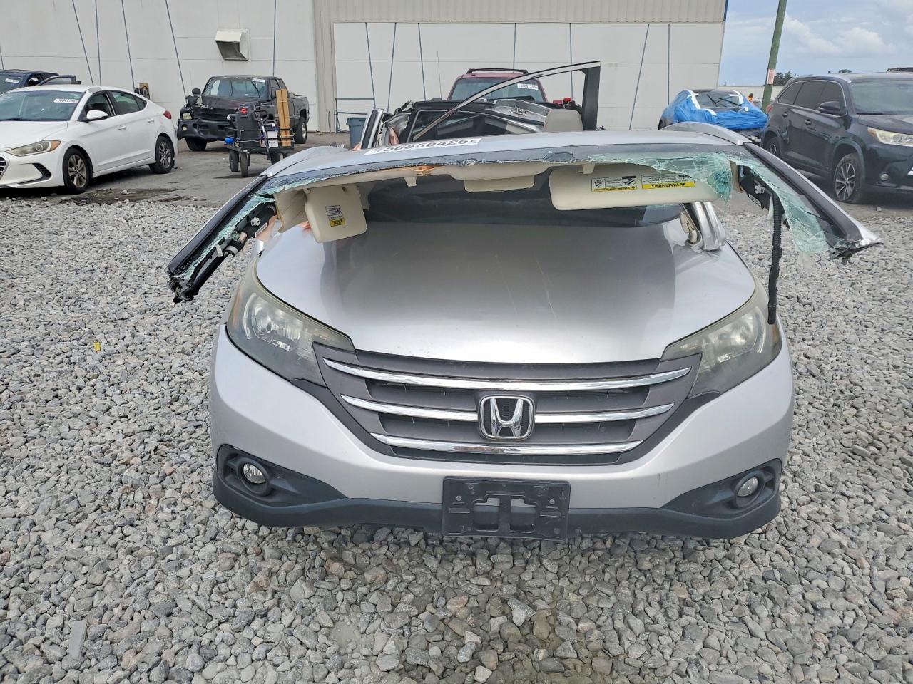 2013 Honda Cr-v Exl Silver vin: 2HKRM4H74DH693071