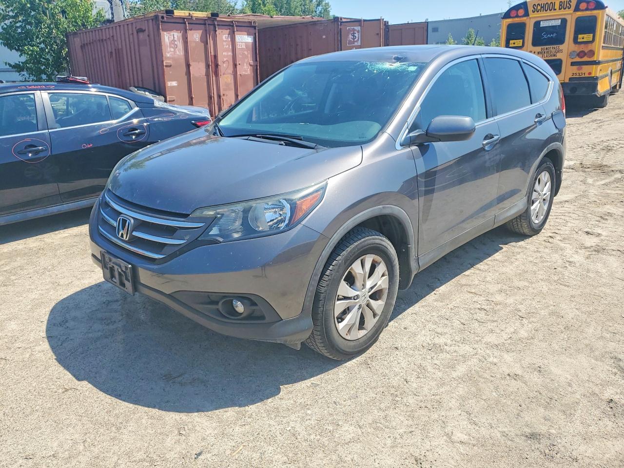 2014 Honda Cr-v Exl Gray vin: 2HKRM4H74EH101606