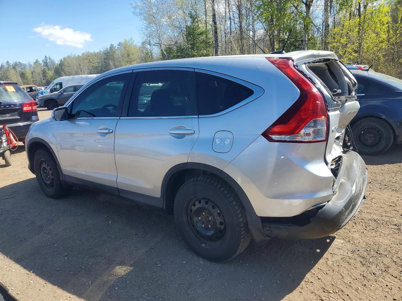 2014 Honda Cr-v Exl Silver vin: 2HKRM4H74EH133598