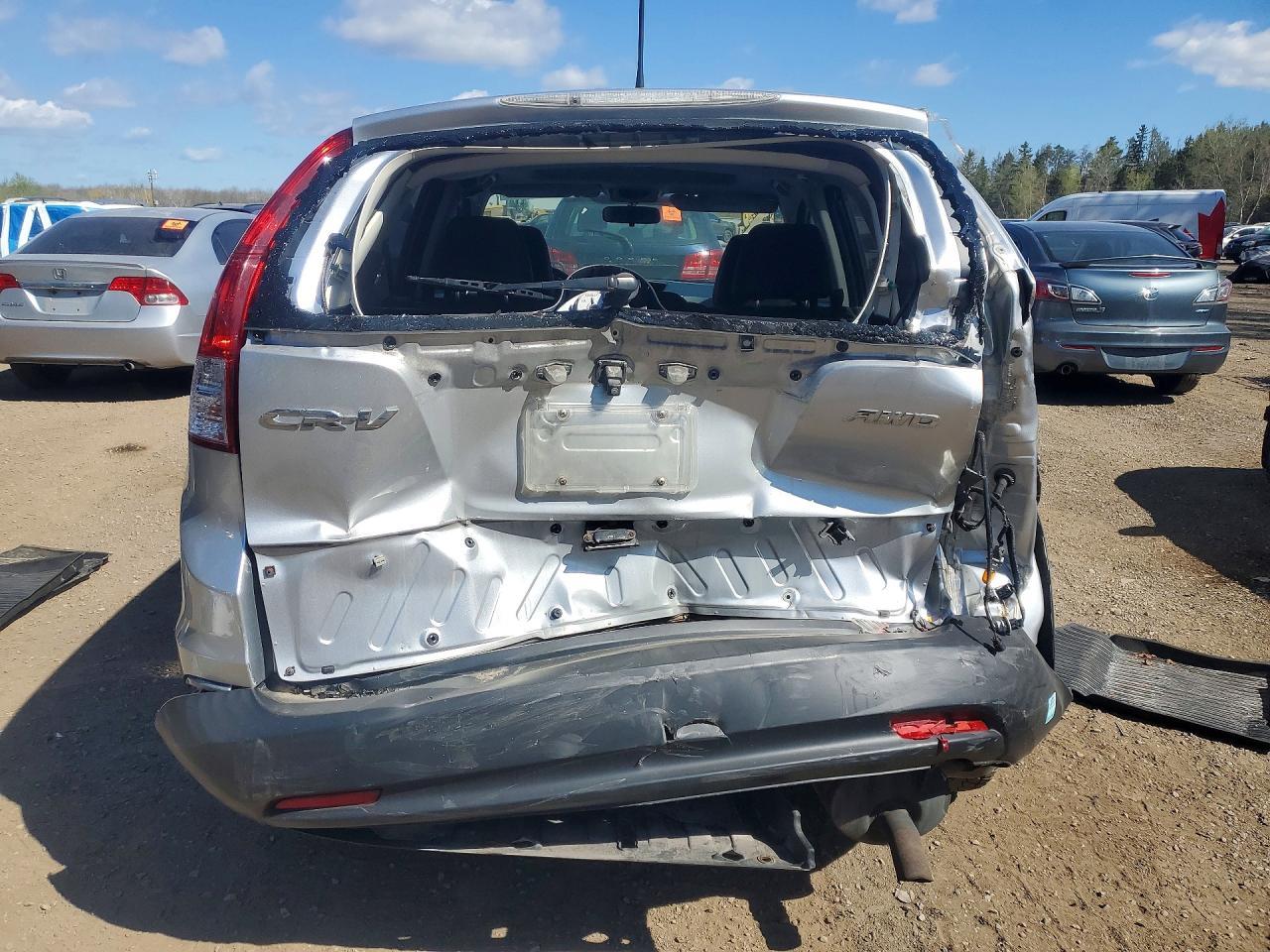 2014 Honda Cr-v Exl Silver vin: 2HKRM4H74EH133598