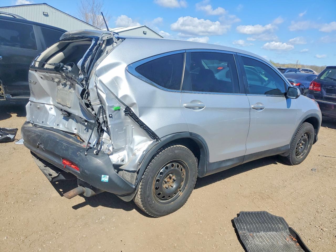 2014 Honda Cr-v Exl Silver vin: 2HKRM4H74EH133598