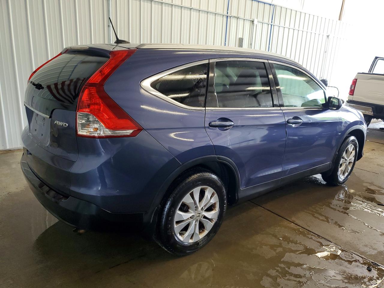 2014 Honda Cr-v Exl Blue vin: 2HKRM4H74EH604763