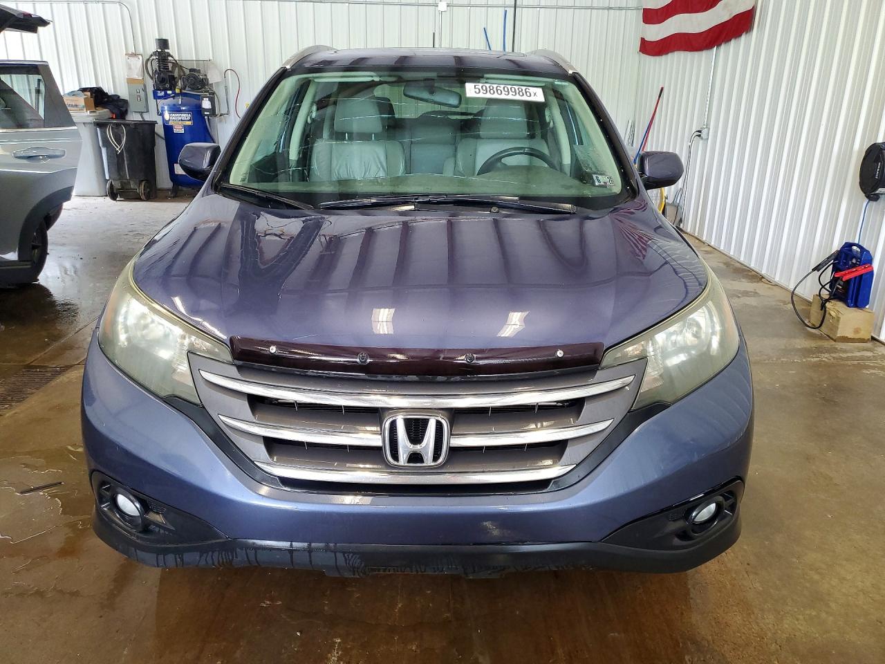 2014 Honda Cr-v Exl Blue vin: 2HKRM4H74EH604763