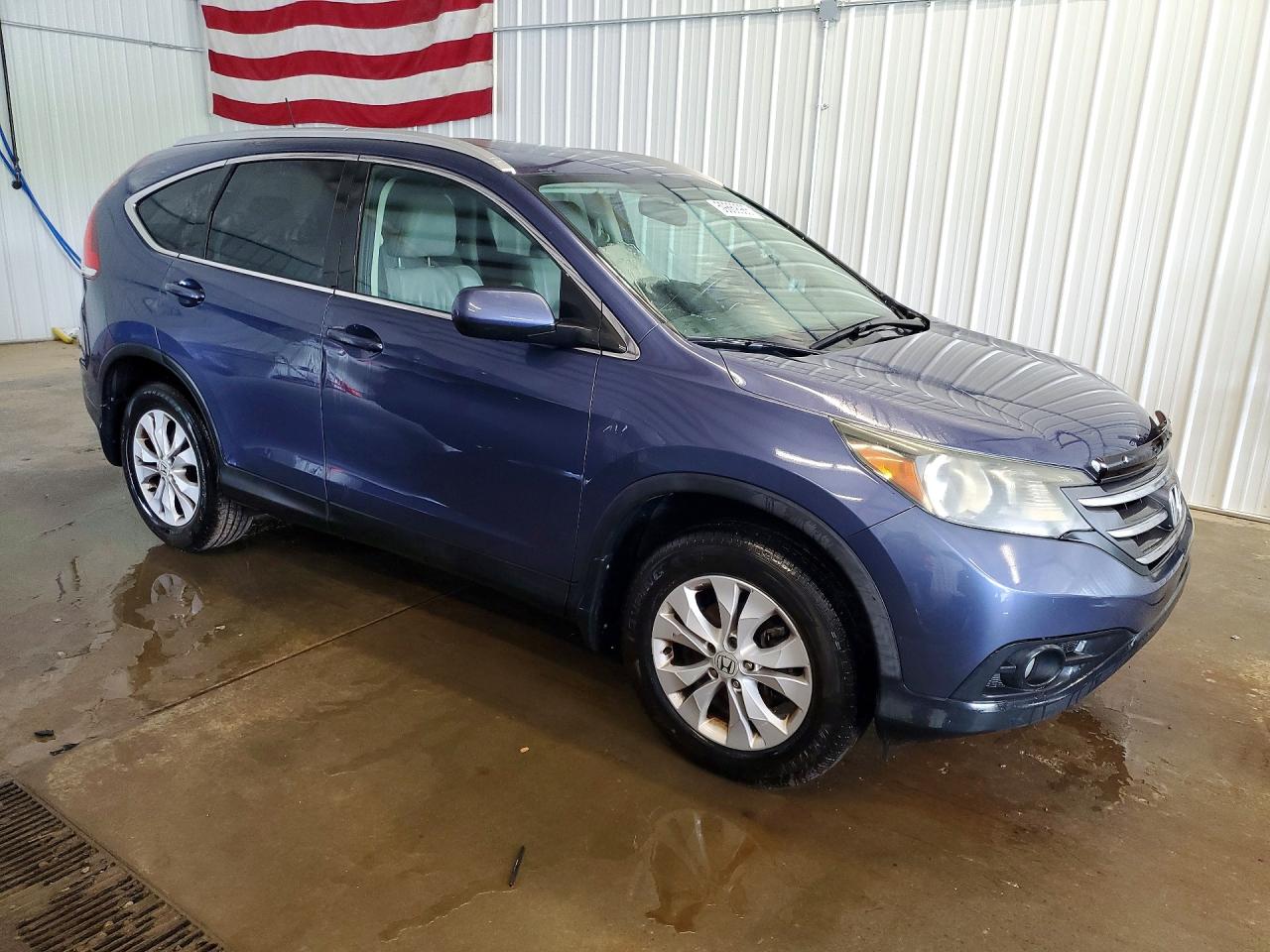 2014 Honda Cr-v Exl Blue vin: 2HKRM4H74EH604763
