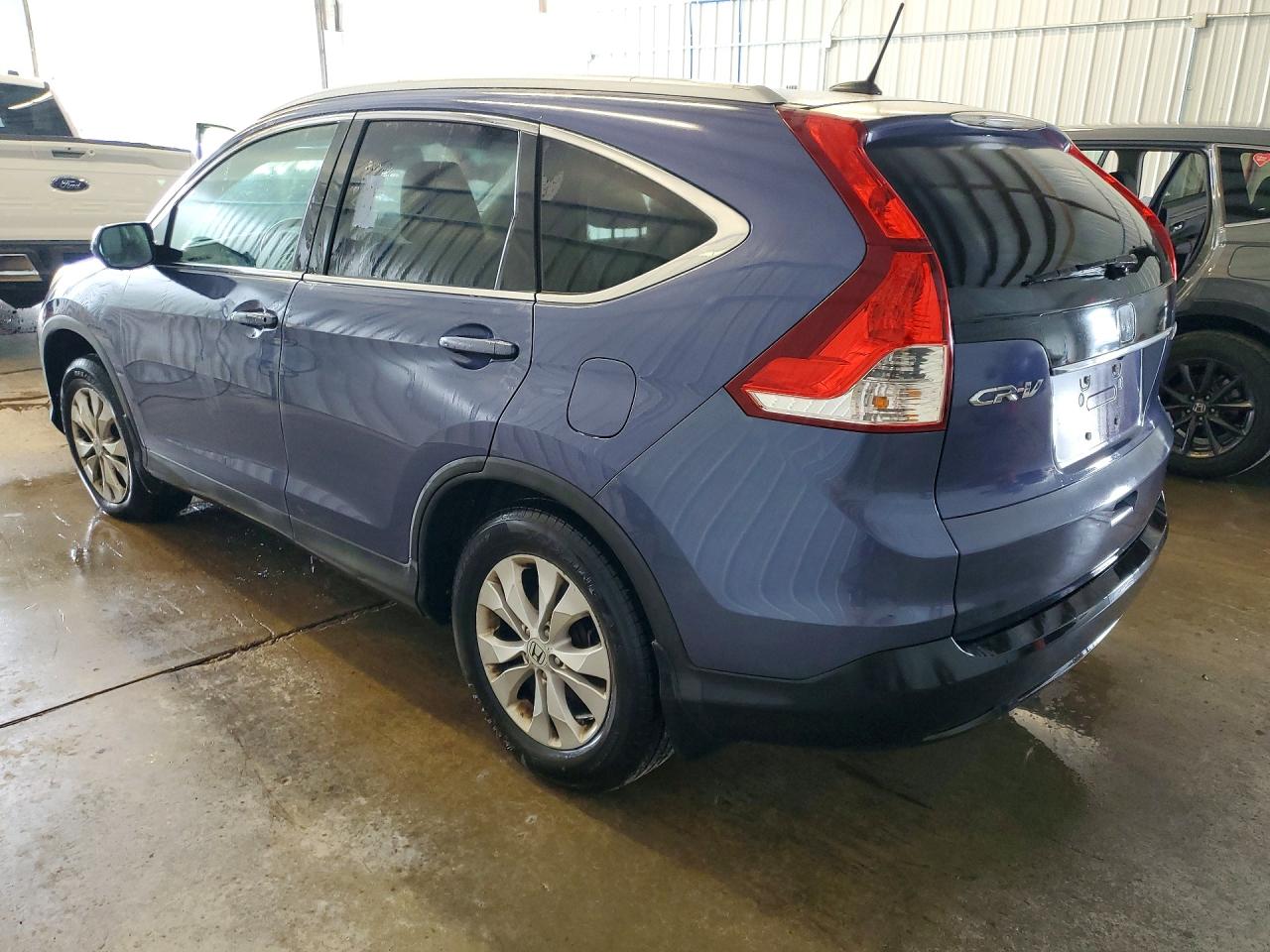 2014 Honda Cr-v Exl Blue vin: 2HKRM4H74EH604763