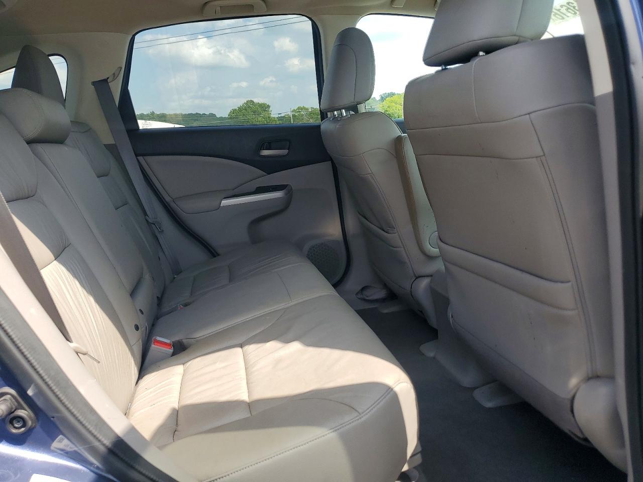 2014 Honda Cr-v Exl Blue vin: 2HKRM4H74EH607257