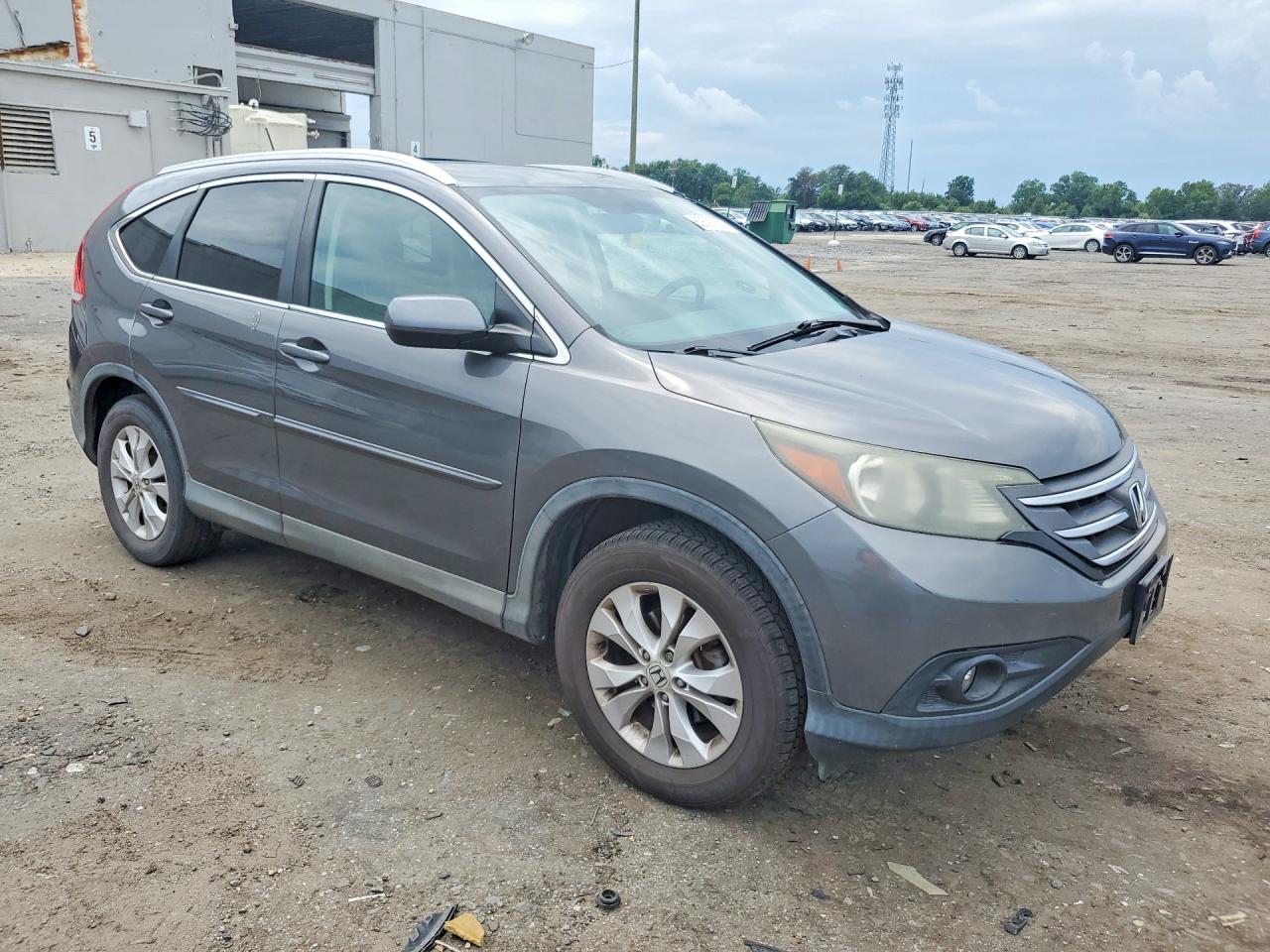 2014 Honda Cr-v Exl Gray vin: 2HKRM4H74EH655762