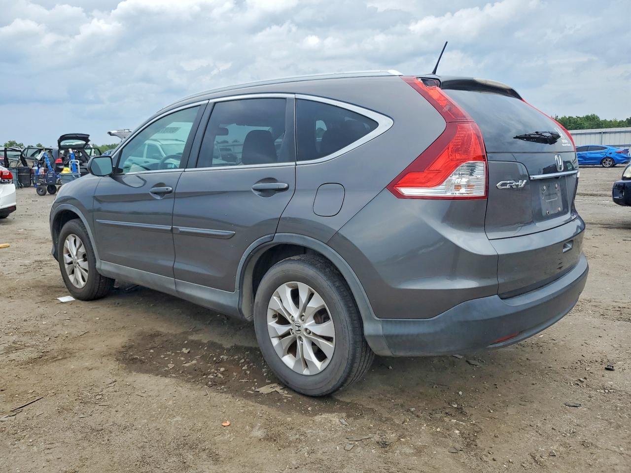 2014 Honda Cr-v Exl Gray vin: 2HKRM4H74EH655762