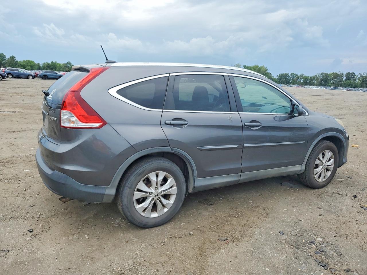 2014 Honda Cr-v Exl Gray vin: 2HKRM4H74EH655762