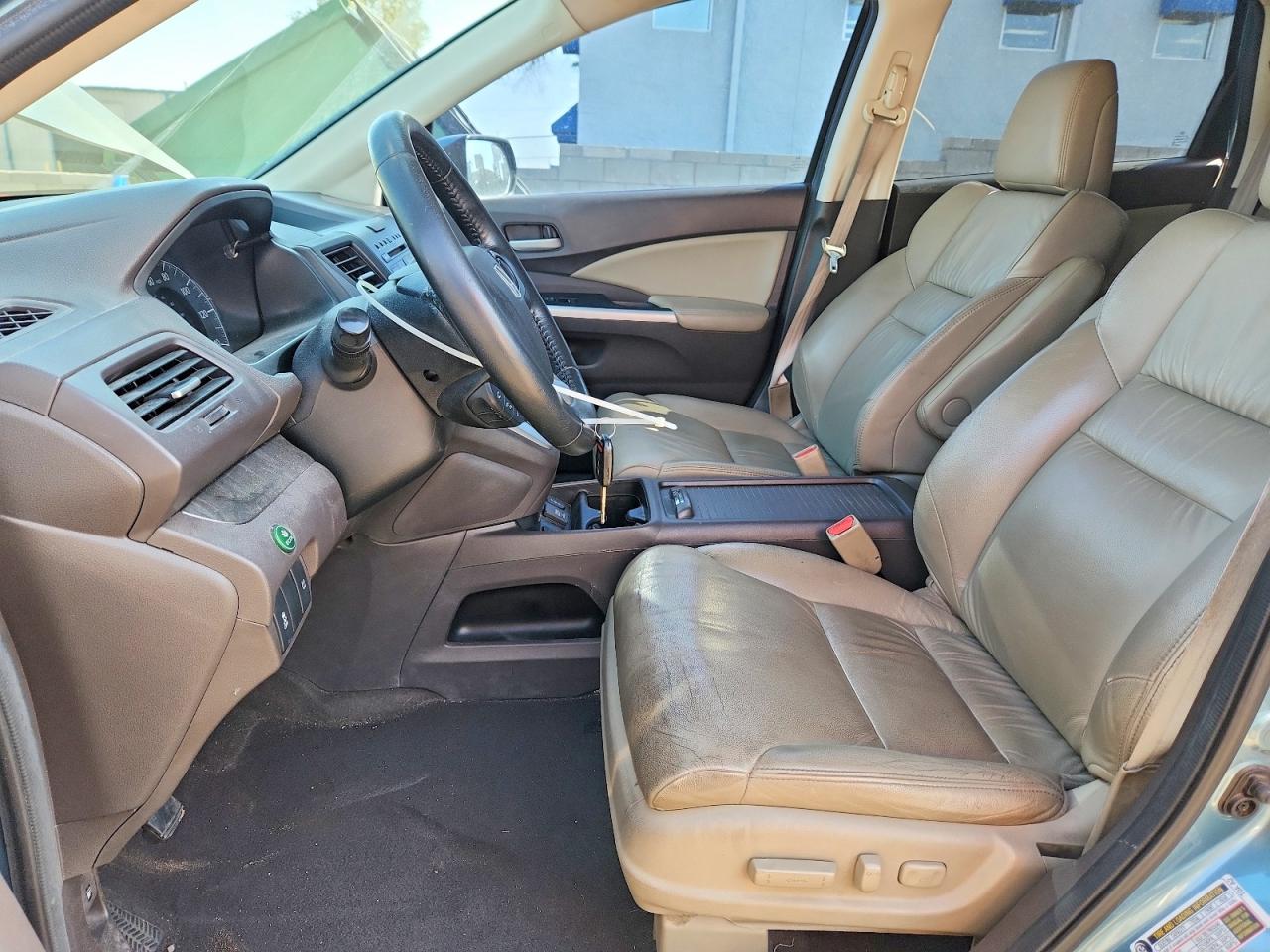 2014 Honda Cr-v Exl Turquoise vin: 2HKRM4H74EH656491