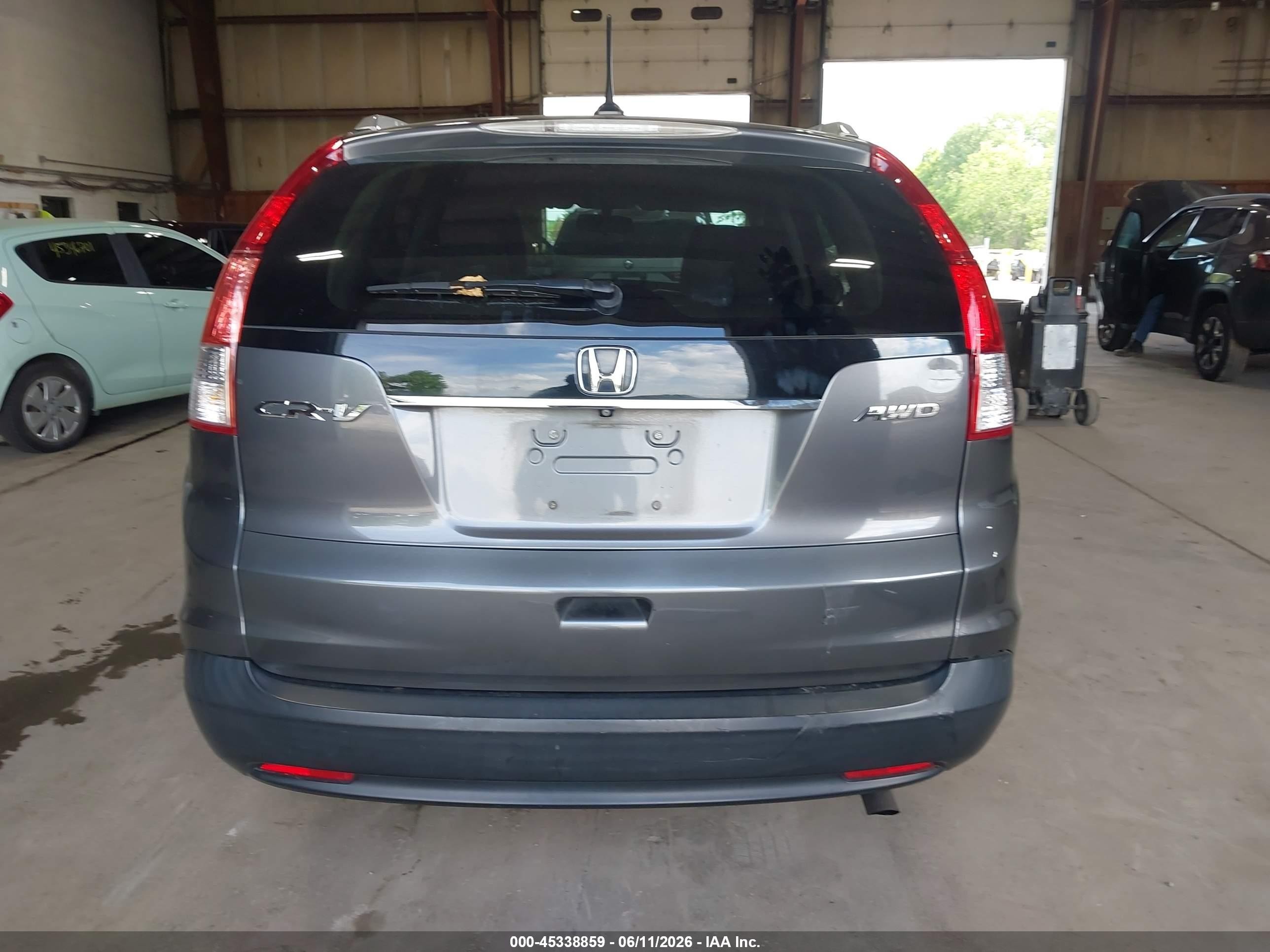 2014 Honda Cr-v Ex-l Gray vin: 2HKRM4H74EH683531