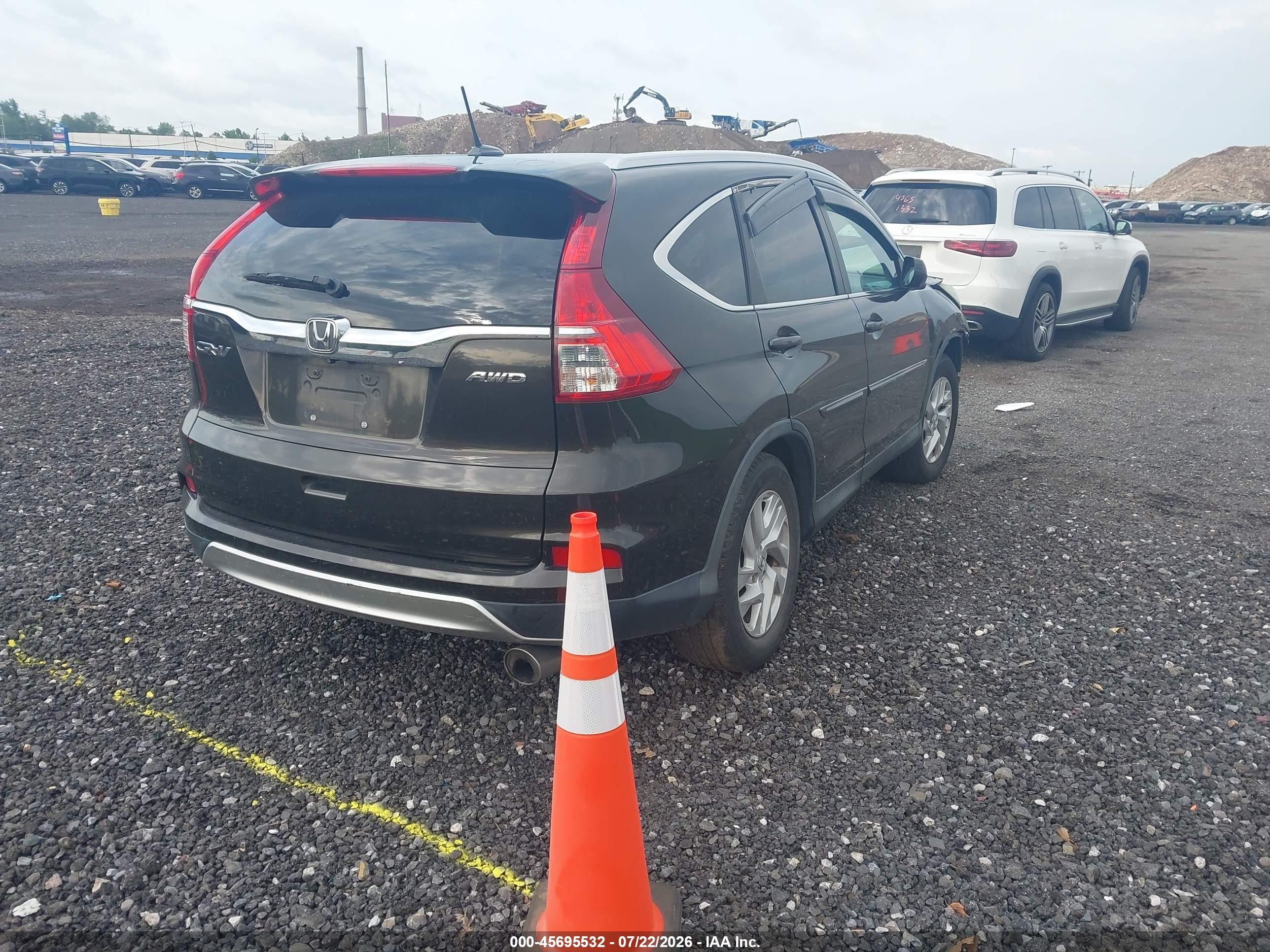 2015 Honda Cr-v Ex-l Brown vin: 2HKRM4H74FH600651