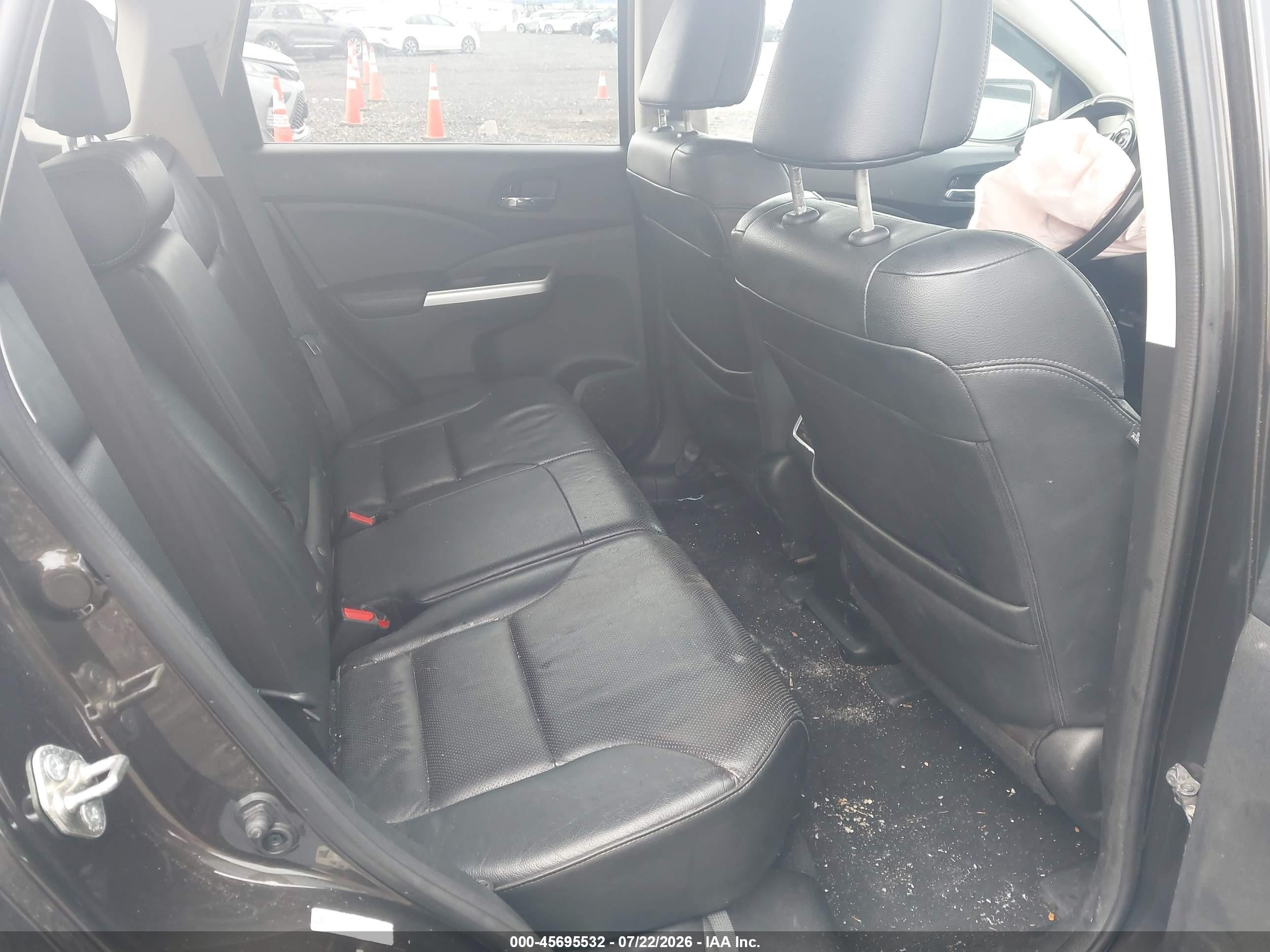 2015 Honda Cr-v Ex-l Brown vin: 2HKRM4H74FH600651