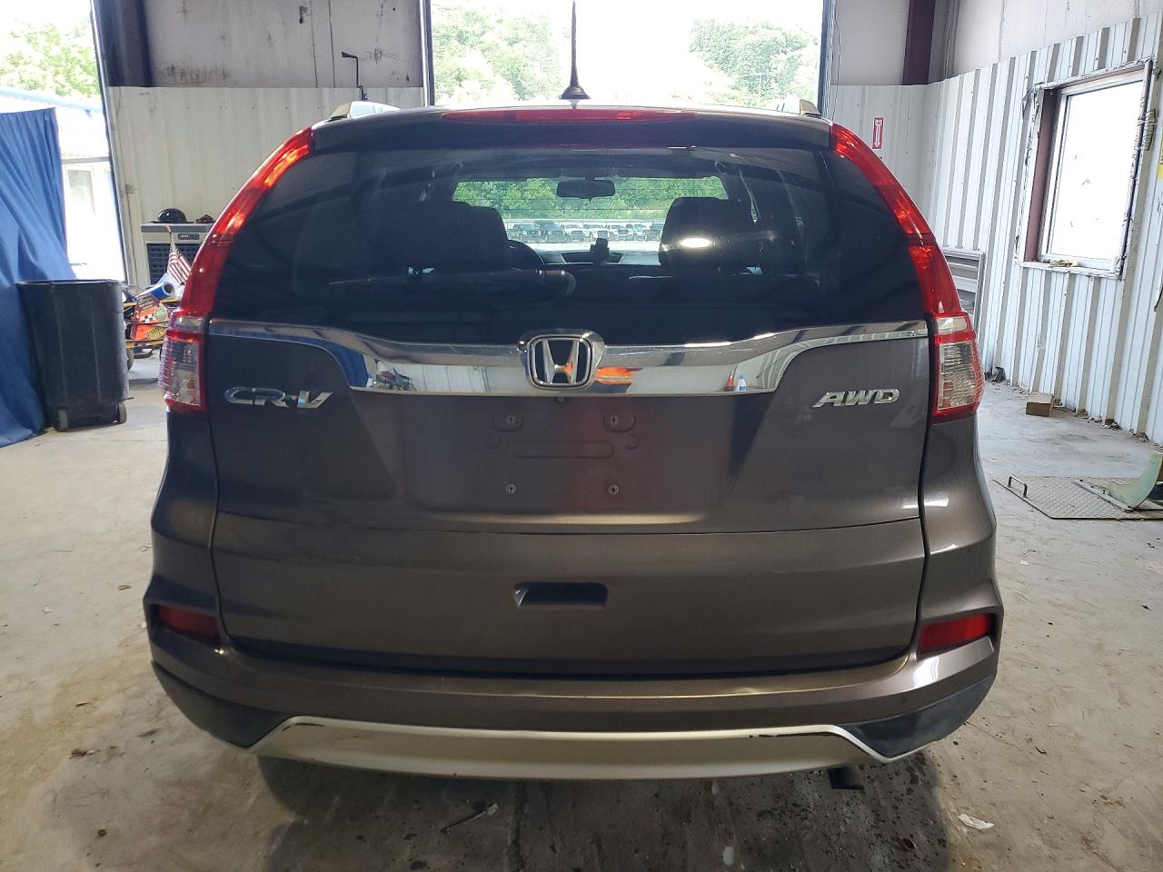 2015 Honda Cr-v Exl Brown vin: 2HKRM4H74FH603355