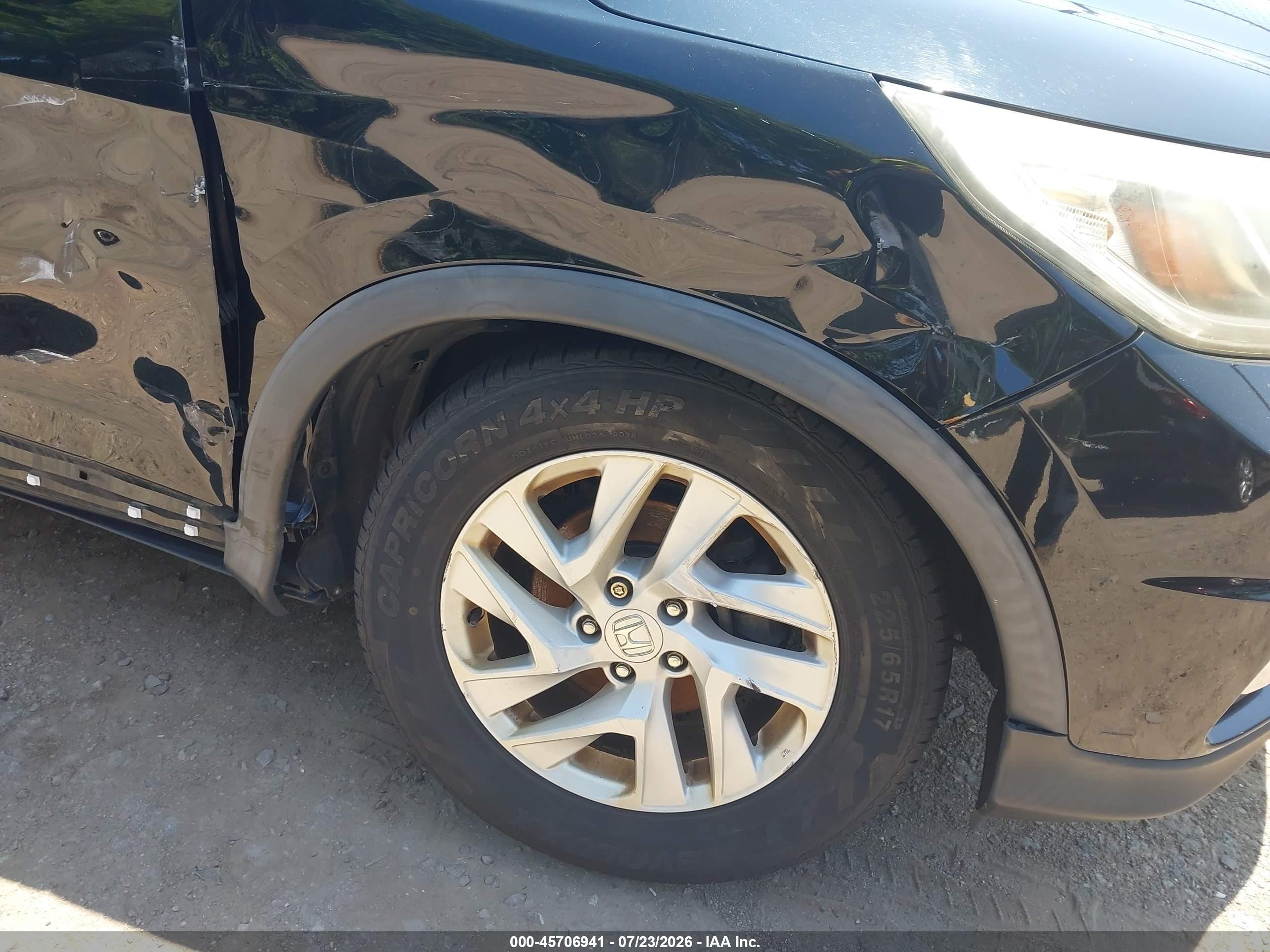 2015 Honda Cr-v Ex-l Черный vin: 2HKRM4H74FH614596