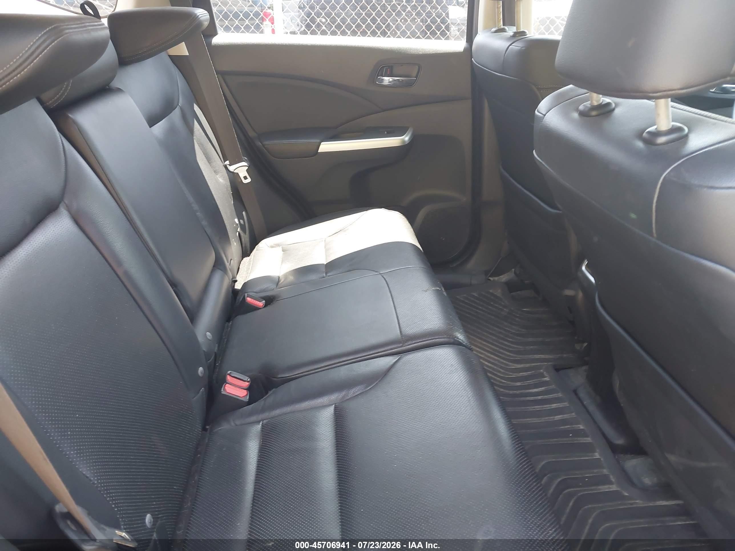 2015 Honda Cr-v Ex-l Черный vin: 2HKRM4H74FH614596