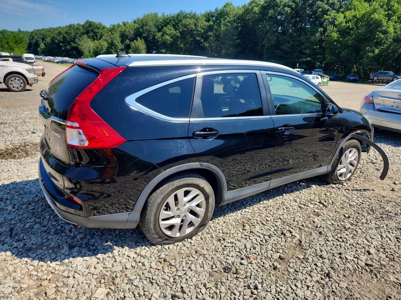 2015 Honda Cr-v Exl Black vin: 2HKRM4H74FH633696
