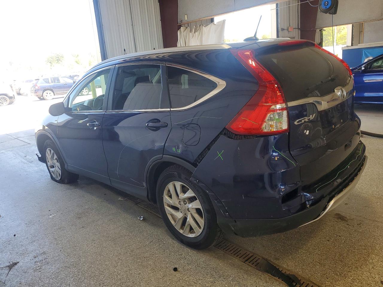 2015 Honda Cr-v Exl Blue vin: 2HKRM4H74FH656010