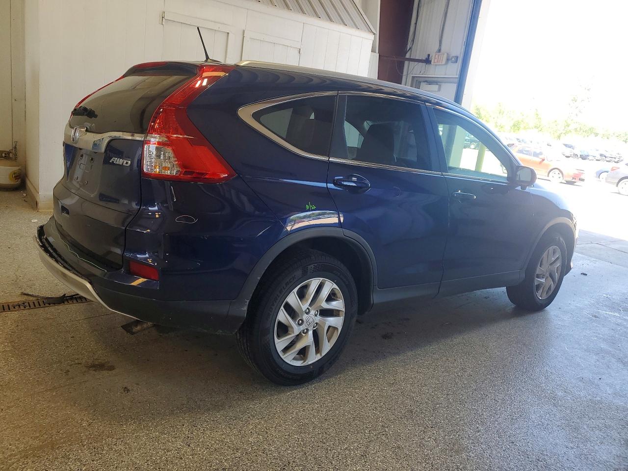 2015 Honda Cr-v Exl Blue vin: 2HKRM4H74FH656010