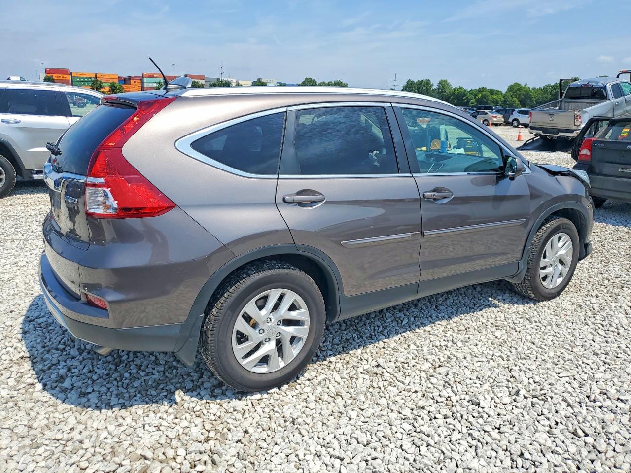 2015 Honda Cr-v Exl Угольный vin: 2HKRM4H74FH658419