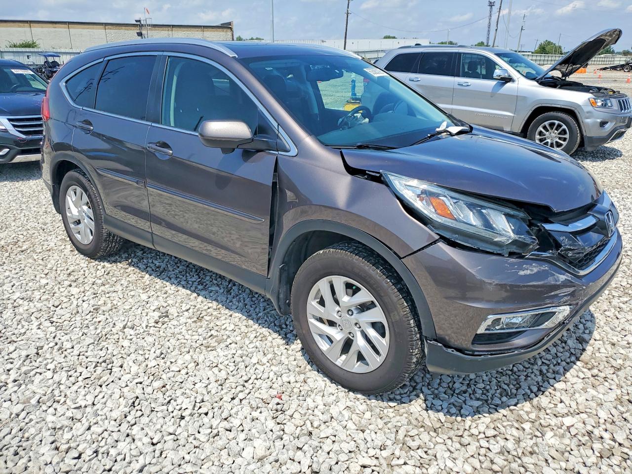 2015 Honda Cr-v Exl Угольный vin: 2HKRM4H74FH658419