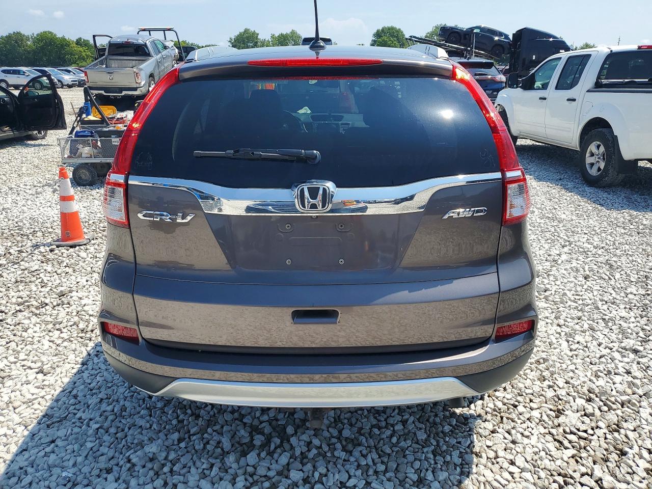 2015 Honda Cr-v Exl Угольный vin: 2HKRM4H74FH658419