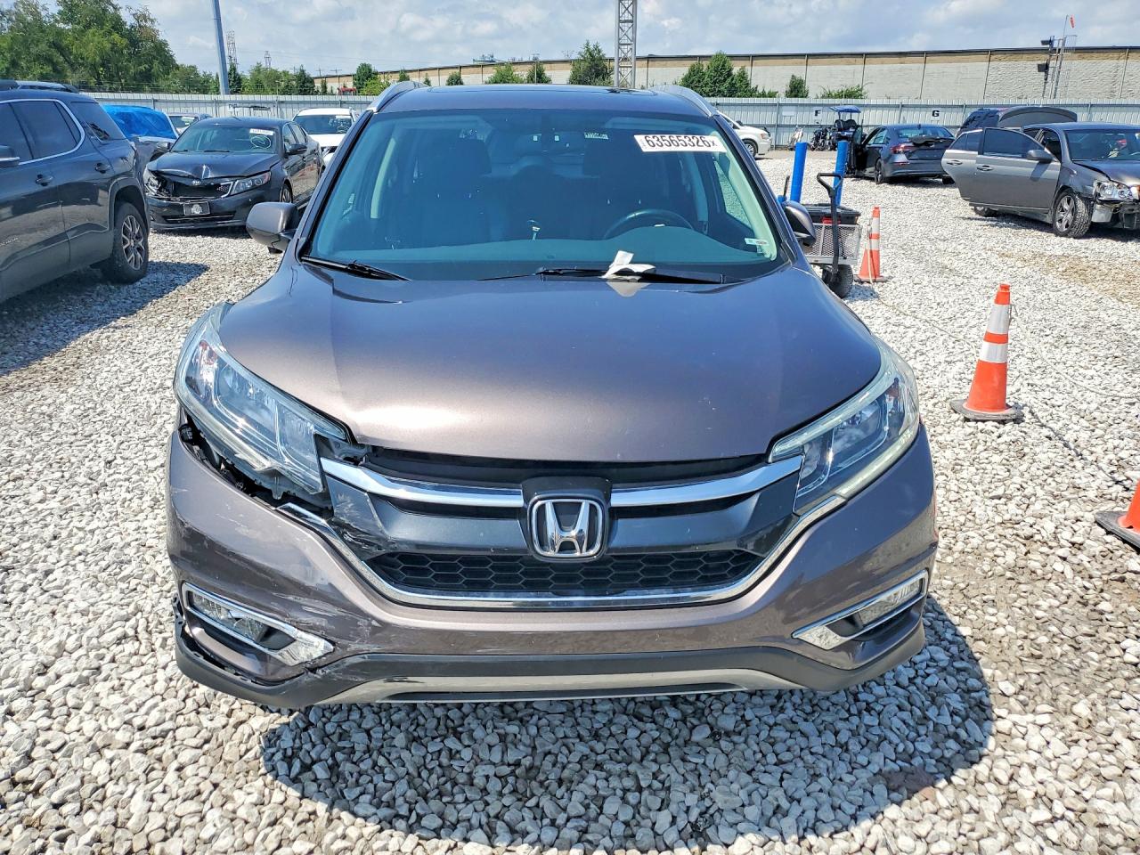 2015 Honda Cr-v Exl Угольный vin: 2HKRM4H74FH658419