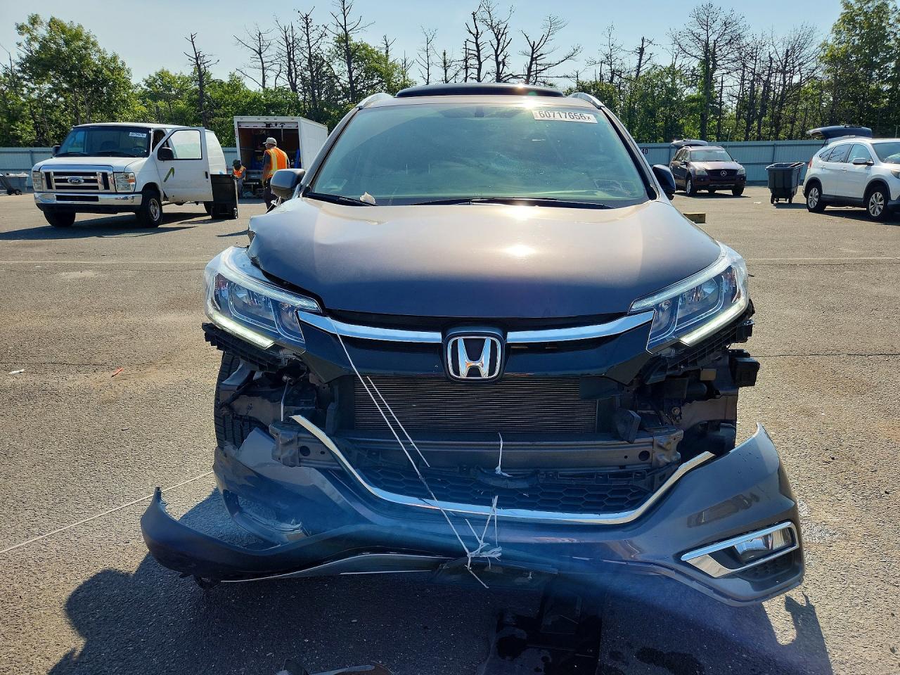 2015 Honda Cr-v Exl Tan vin: 2HKRM4H74FH705691