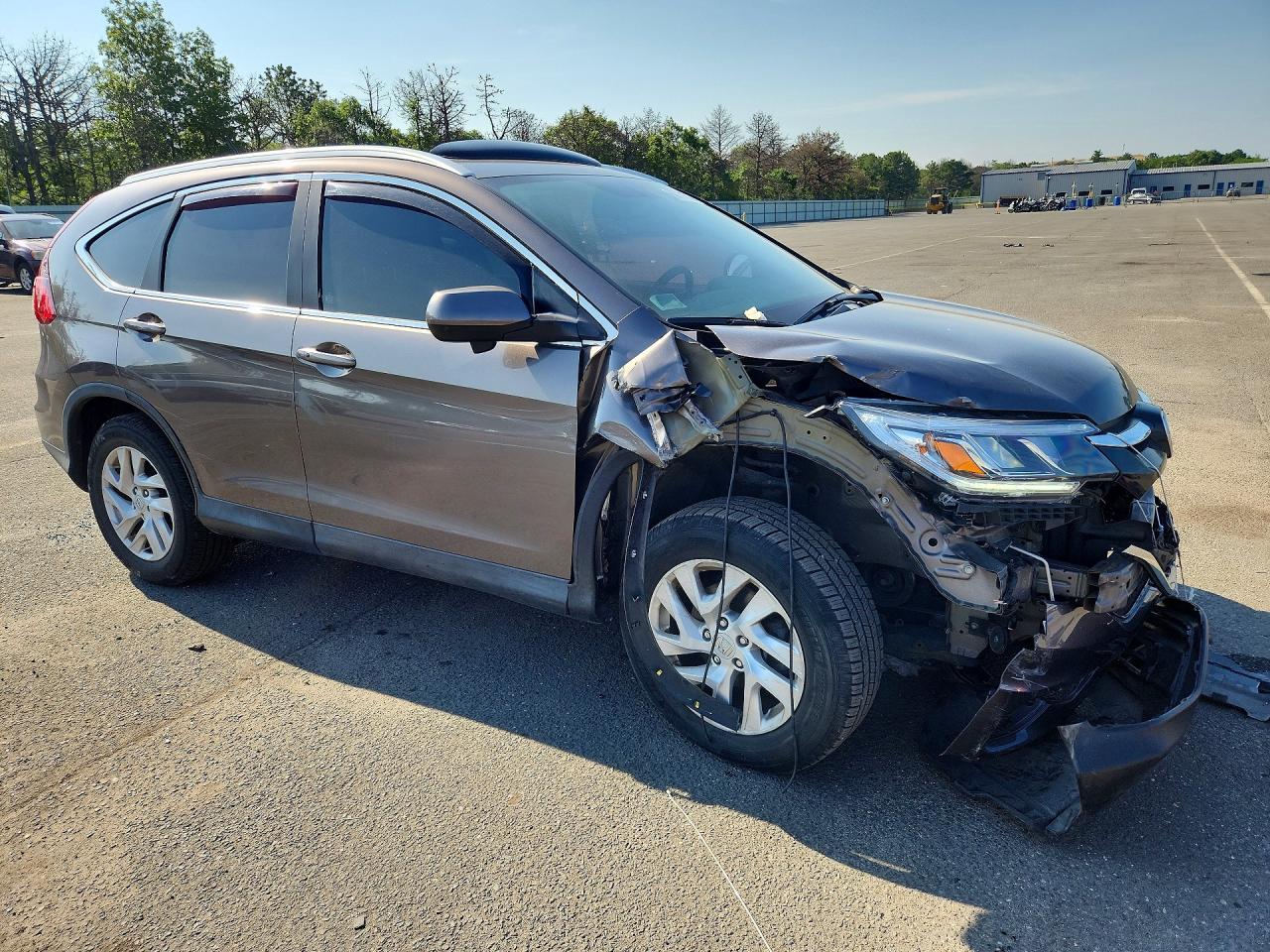 2015 Honda Cr-v Exl Tan vin: 2HKRM4H74FH705691