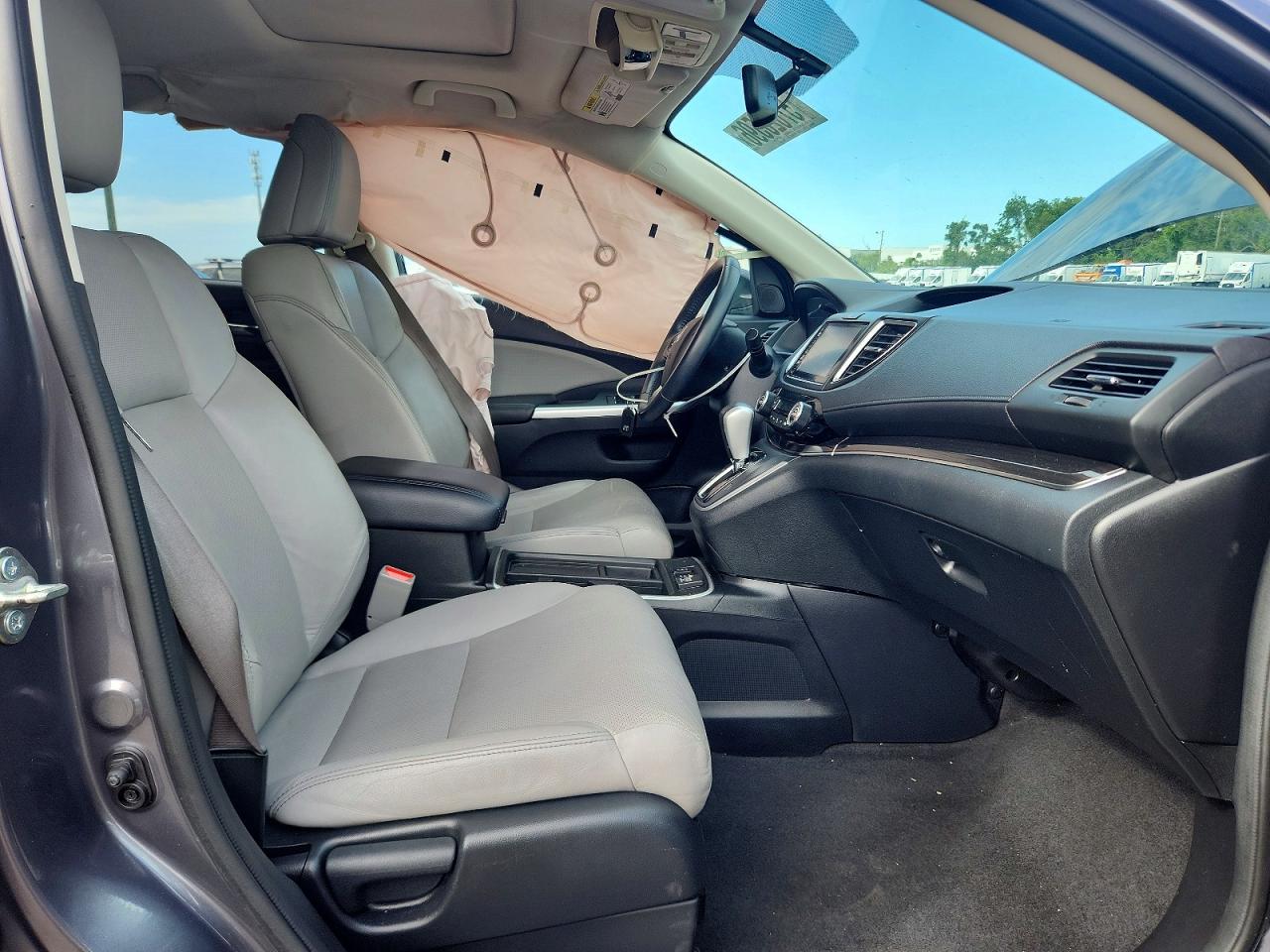2015 Honda Cr-v Exl Gray vin: 2HKRM4H74FH707182