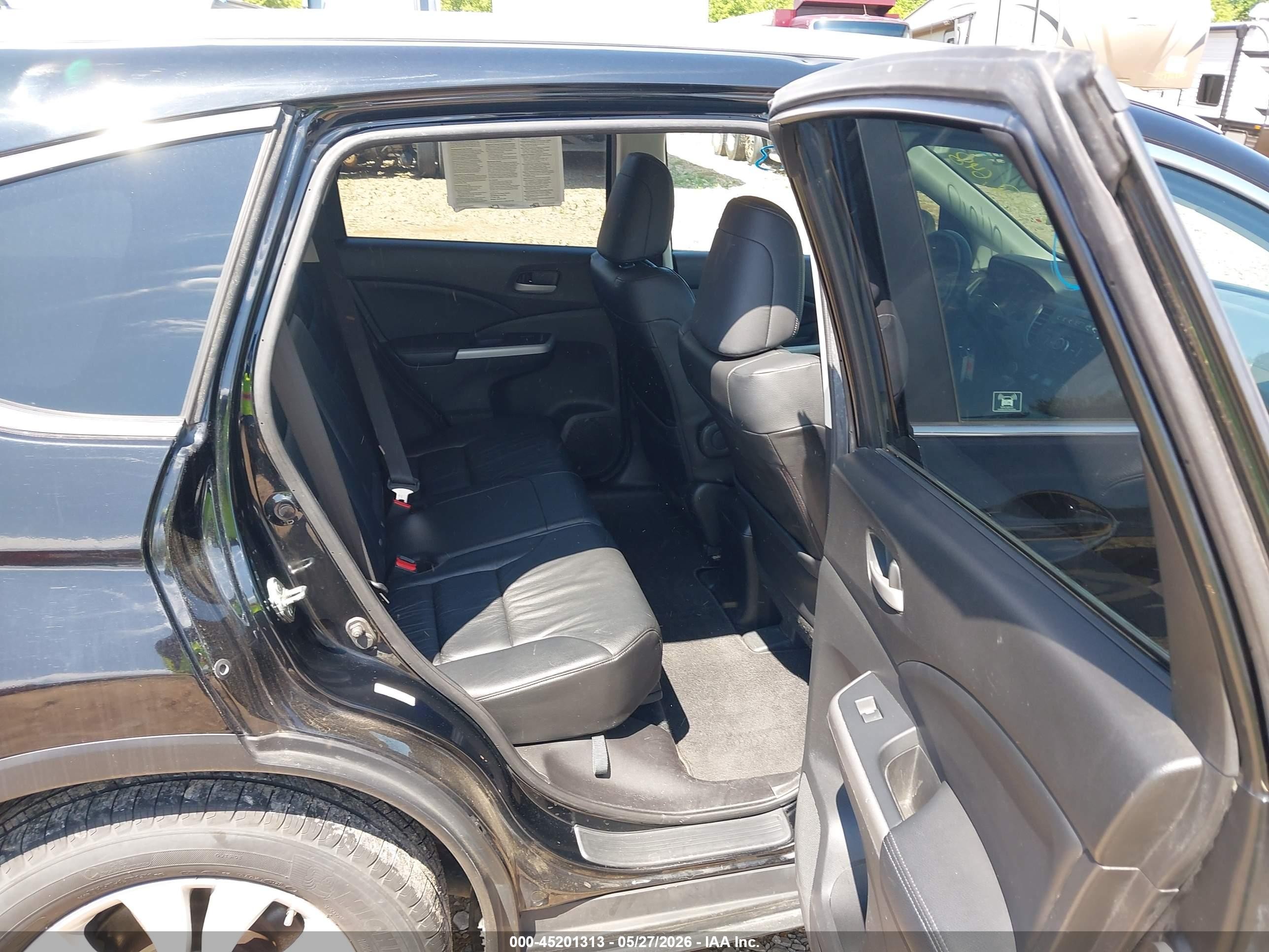 2012 Honda Cr-v Ex-l Черный vin: 2HKRM4H75CH605630