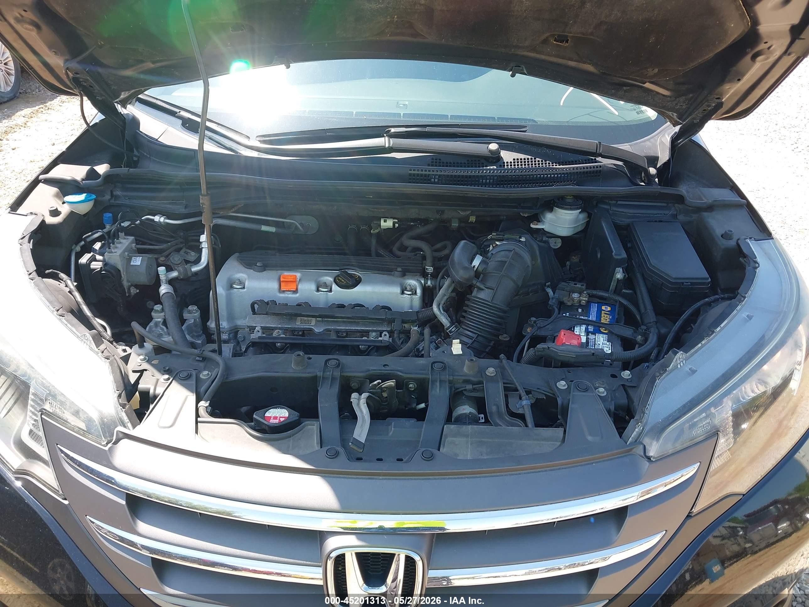 2012 Honda Cr-v Ex-l Черный vin: 2HKRM4H75CH605630