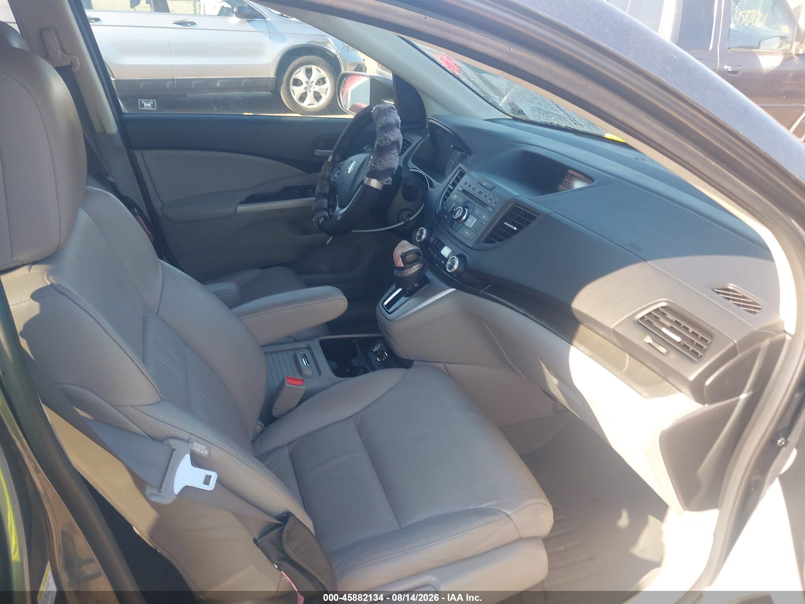 2012 Honda Cr-v Ex-l Gray vin: 2HKRM4H75CH607748