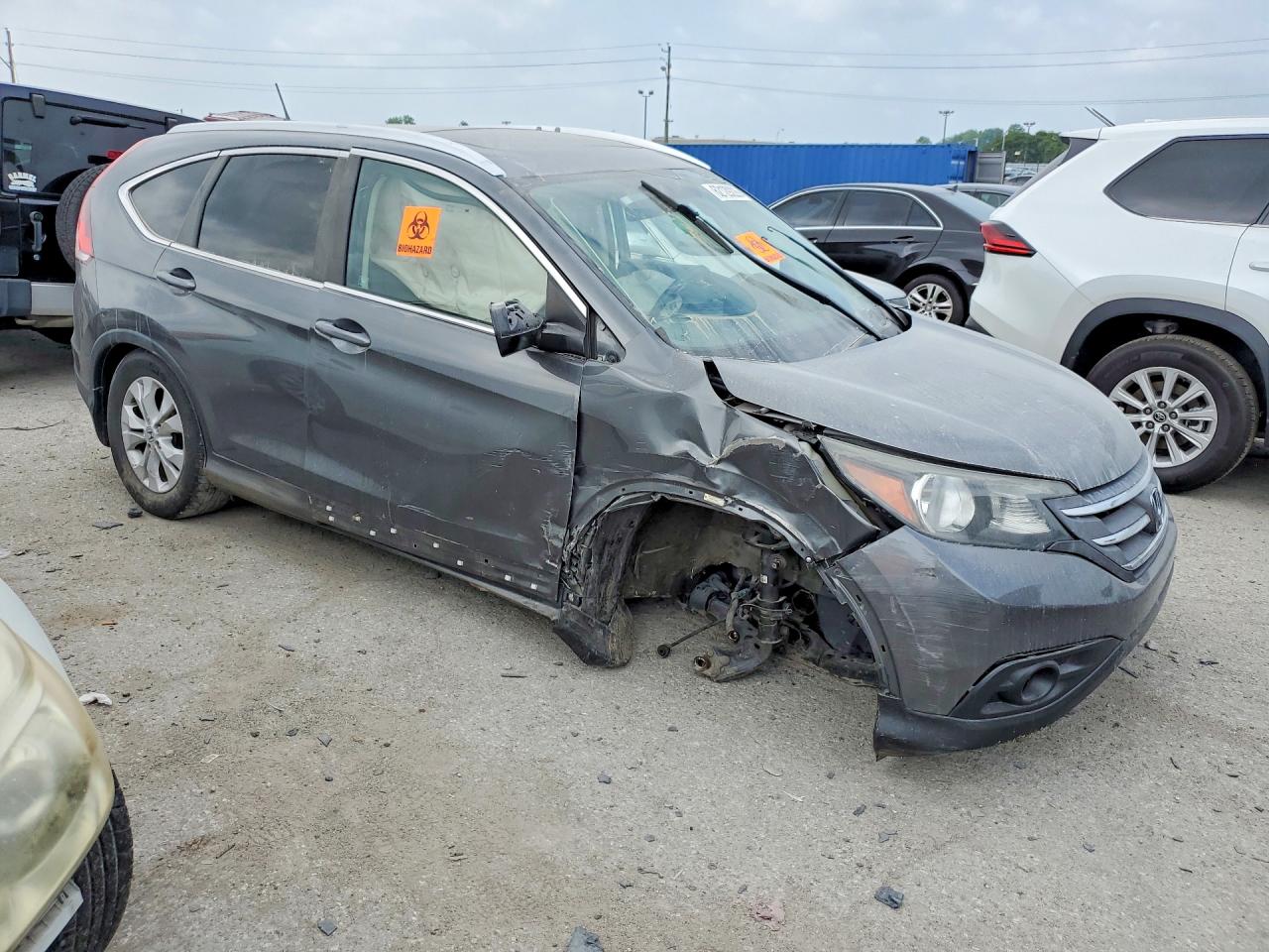 2012 Honda Cr-v Exl Gray vin: 2HKRM4H75CH613758