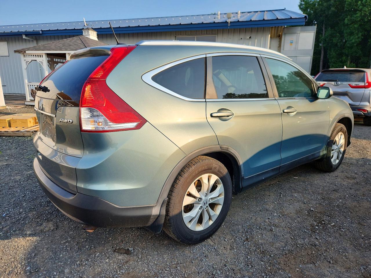 2012 Honda Cr-v Exl Turquoise vin: 2HKRM4H75CH634528