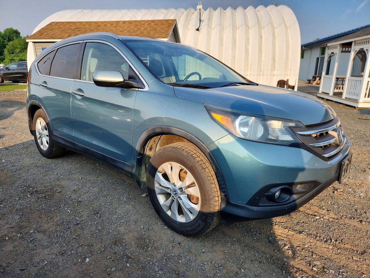 2012 Honda Cr-v Exl Turquoise vin: 2HKRM4H75CH634528