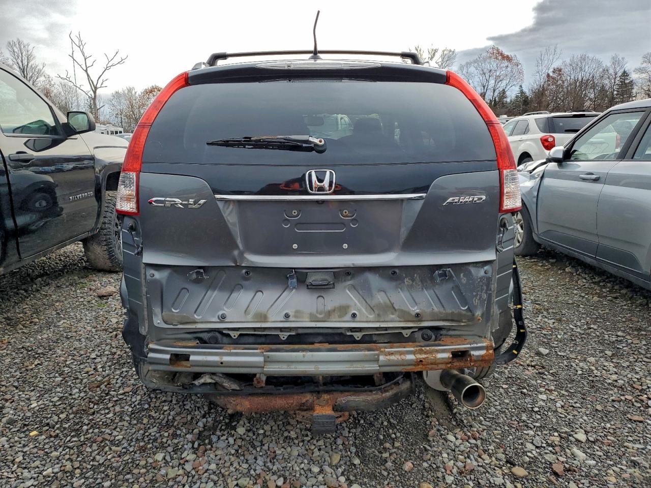 2013 Honda Cr-v Exl Gray vin: 2HKRM4H75DH601479