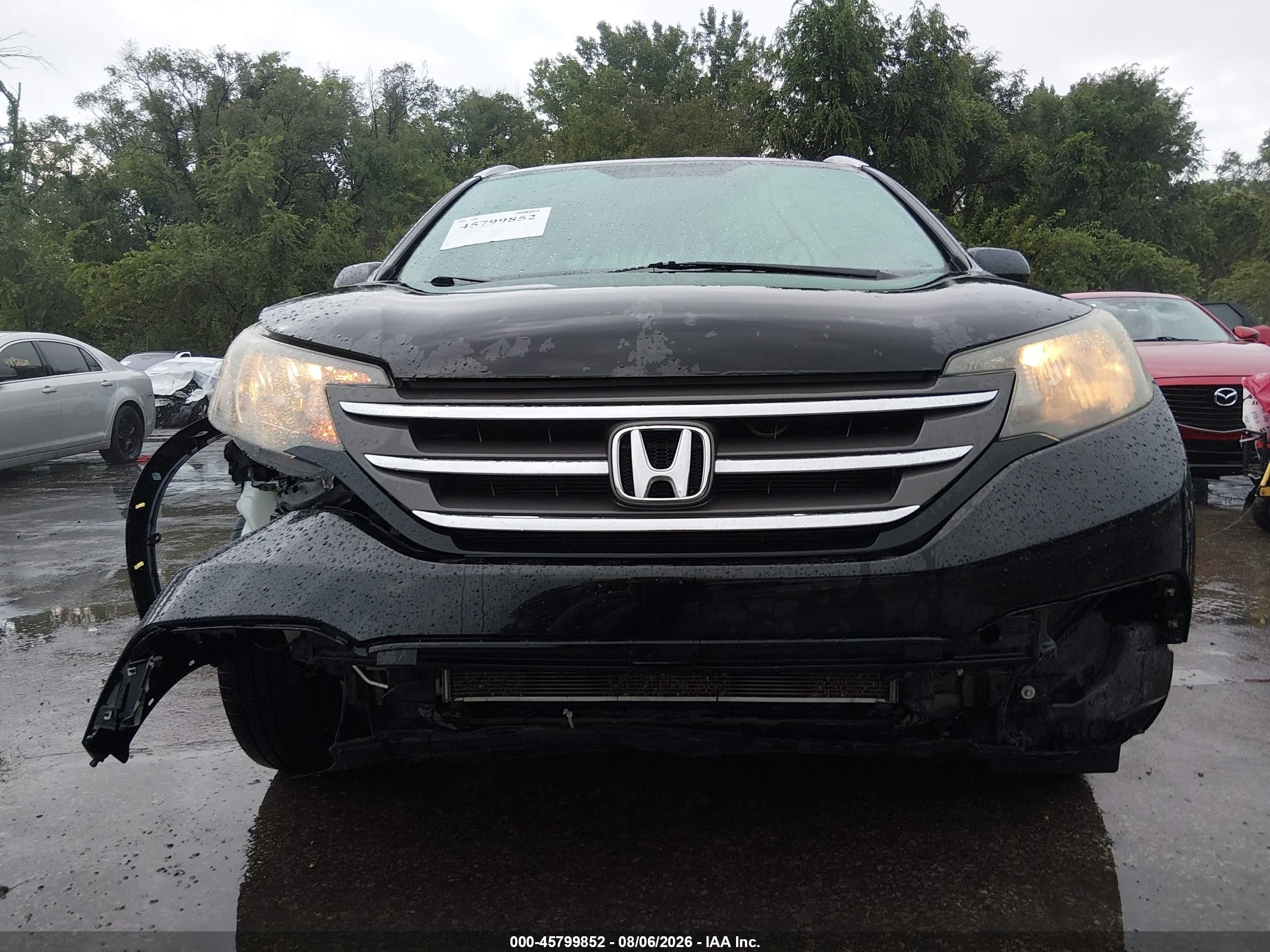 2013 Honda Cr-v Ex-l Black vin: 2HKRM4H75DH607024