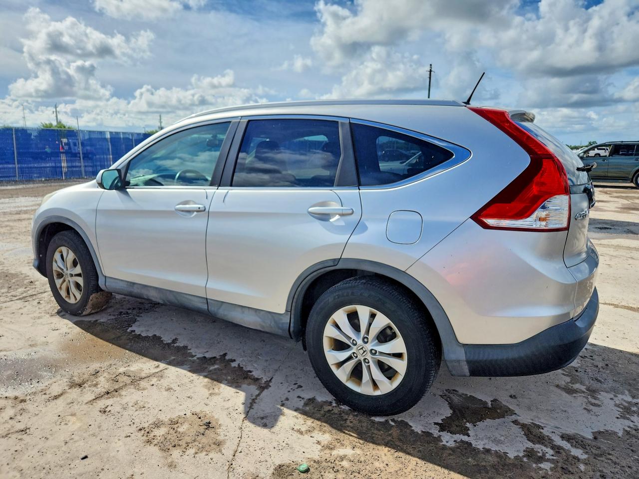 2013 Honda Cr-v Exl Silver vin: 2HKRM4H75DH608352