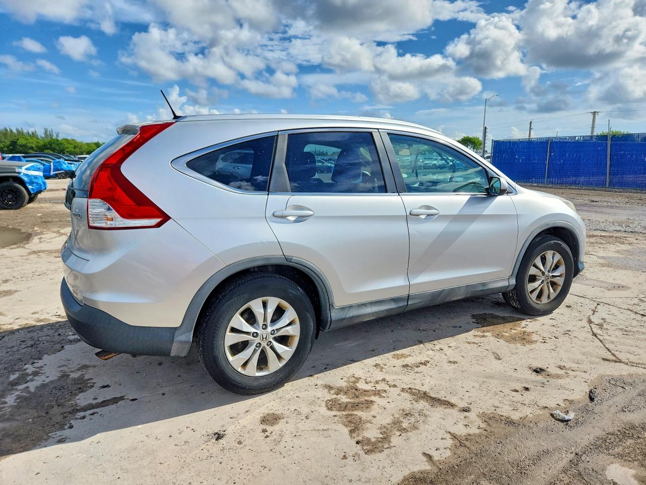 2013 Honda Cr-v Exl Silver vin: 2HKRM4H75DH608352