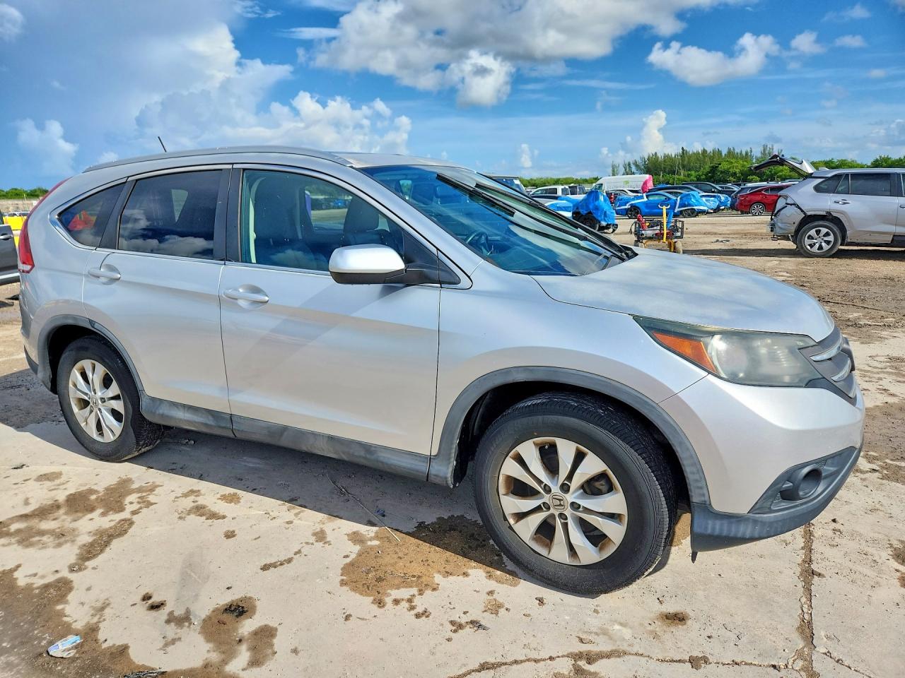 2013 Honda Cr-v Exl Silver vin: 2HKRM4H75DH608352