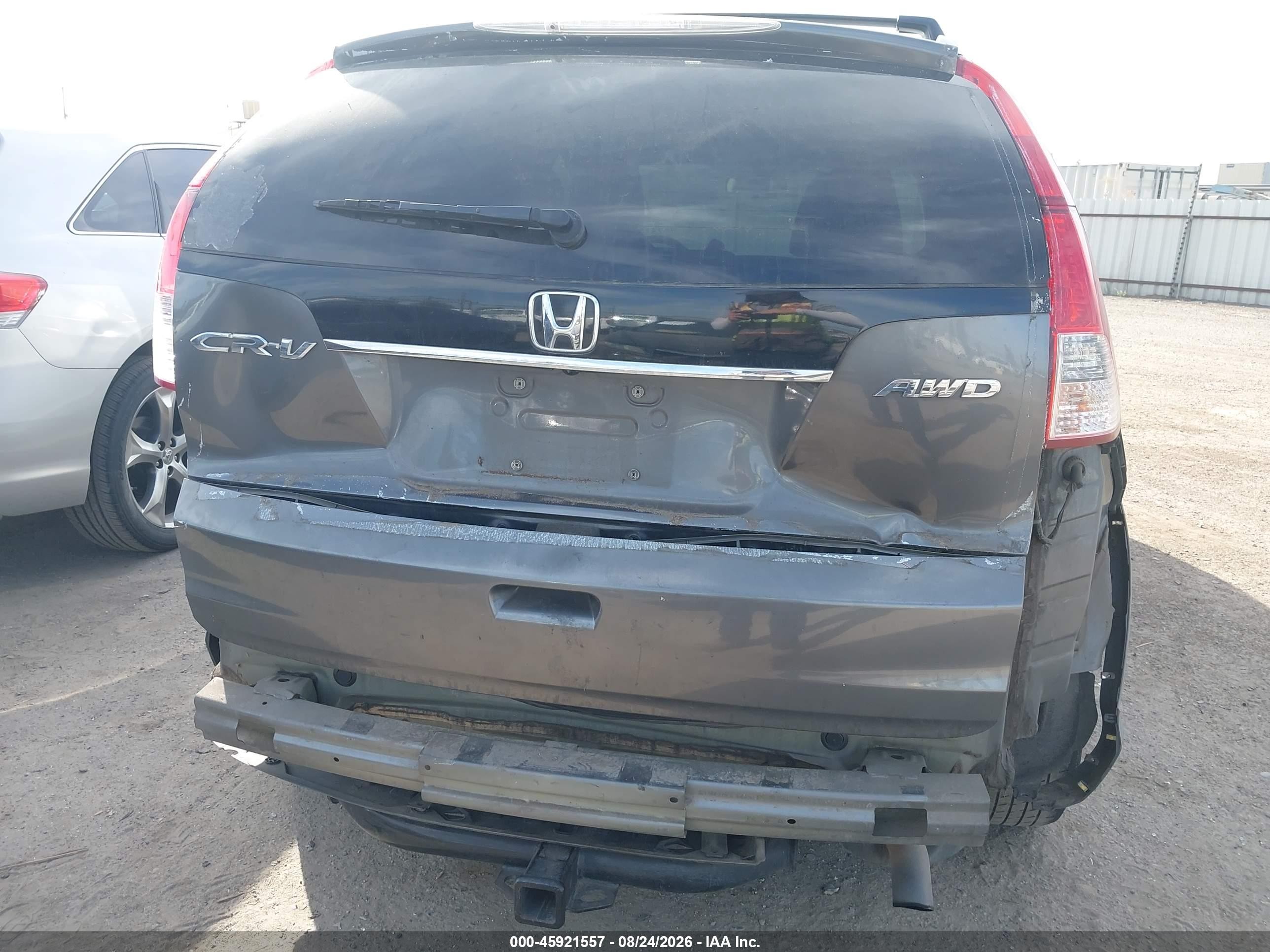 2013 Honda Cr-v Ex-l Gray vin: 2HKRM4H75DH620923
