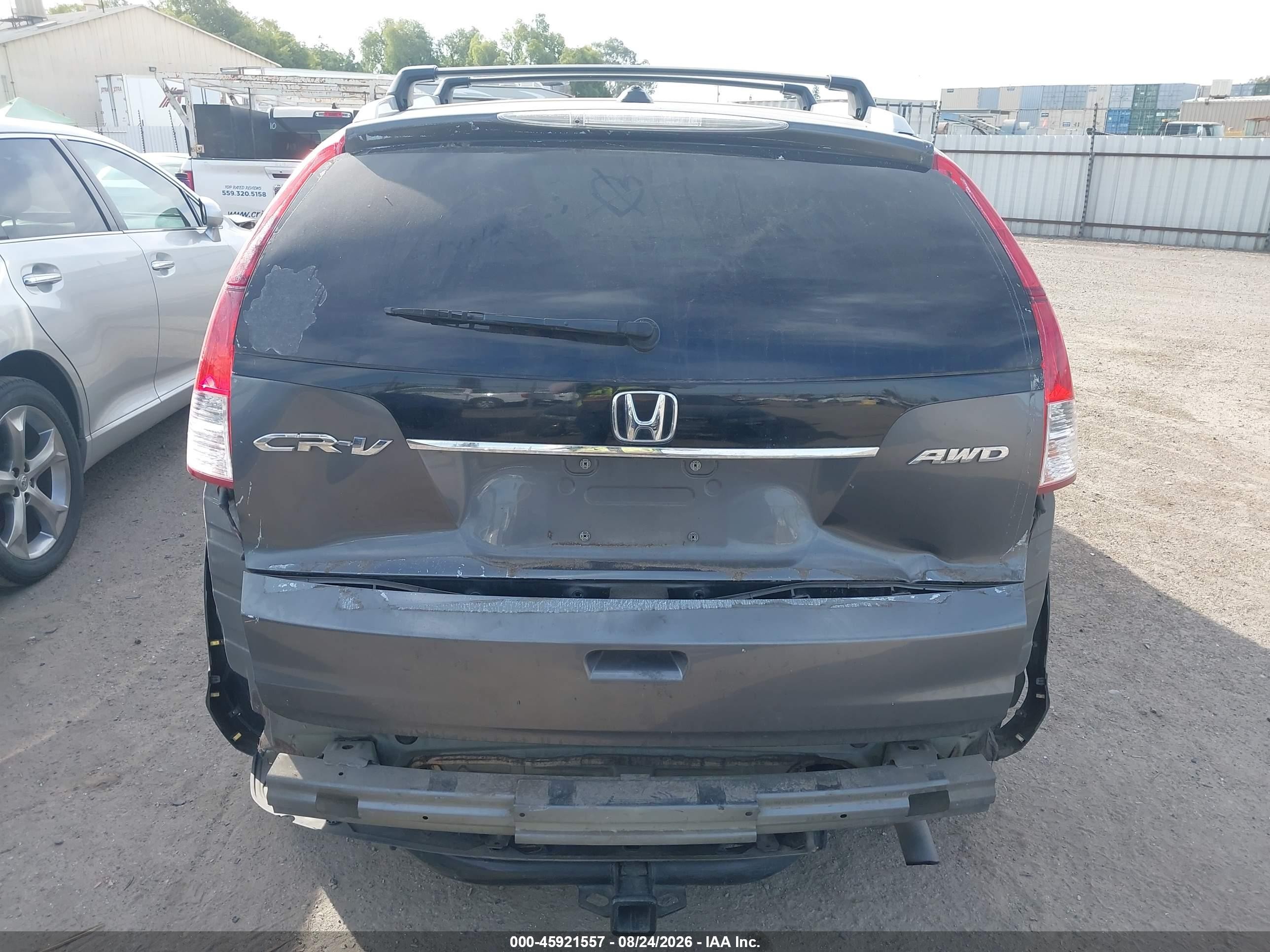 2013 Honda Cr-v Ex-l Gray vin: 2HKRM4H75DH620923