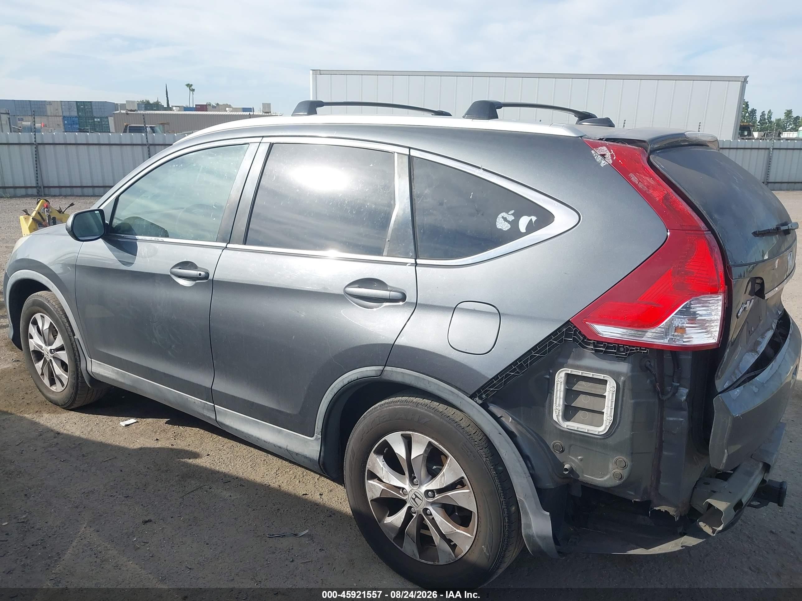 2013 Honda Cr-v Ex-l Gray vin: 2HKRM4H75DH620923