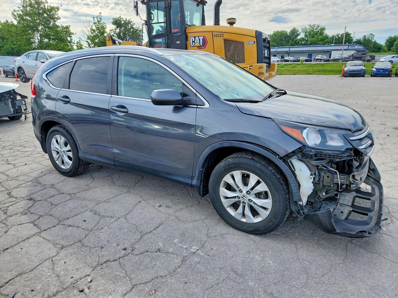2013 Honda Cr-v Exl Серый vin: 2HKRM4H75DH621280