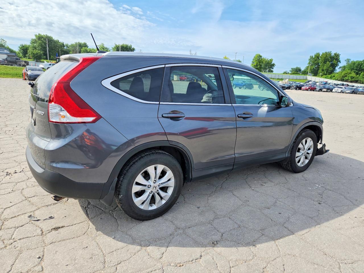 2013 Honda Cr-v Exl Серый vin: 2HKRM4H75DH621280