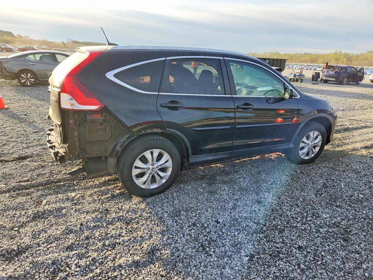 2013 Honda Cr-v Exl Black vin: 2HKRM4H75DH622560