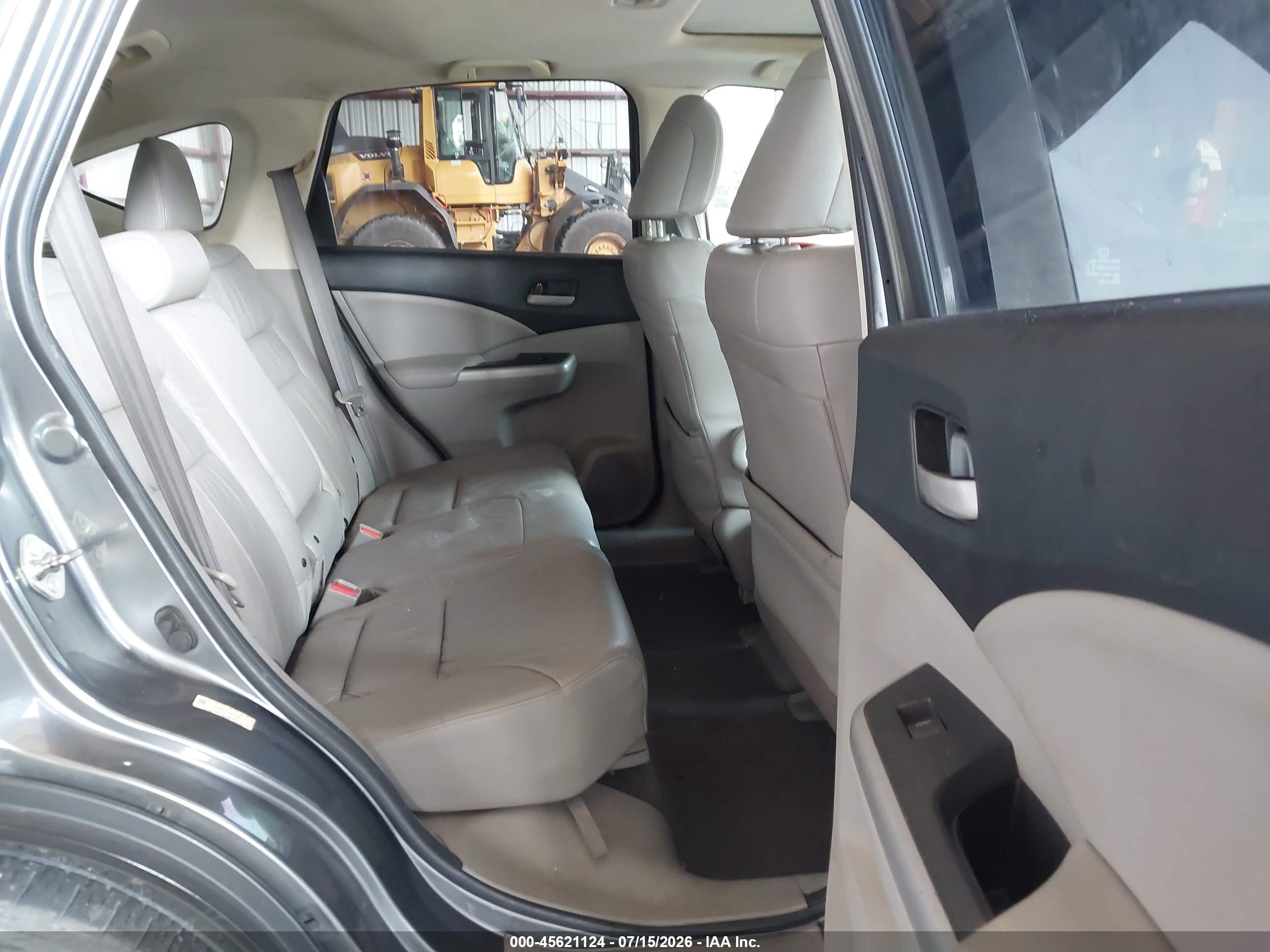 2013 Honda Cr-v Ex-l Gray vin: 2HKRM4H75DH624180